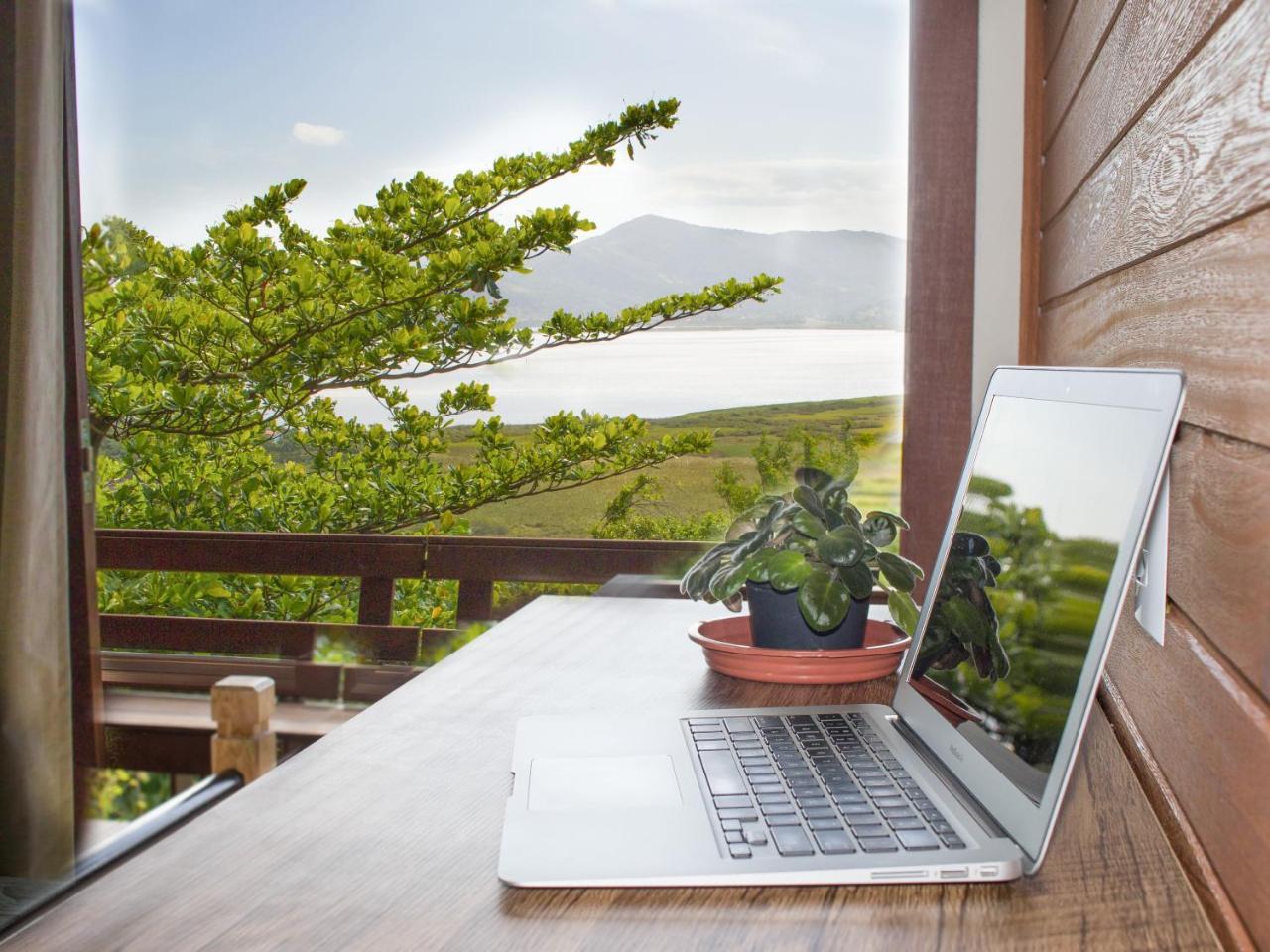 Casa Com Piscina E Incrivel Vista Para Lagoa Garopaba Ngoại thất bức ảnh